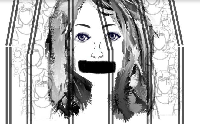 ‘Still Behind Bars’: A Visual Commentary on Gender Inequality